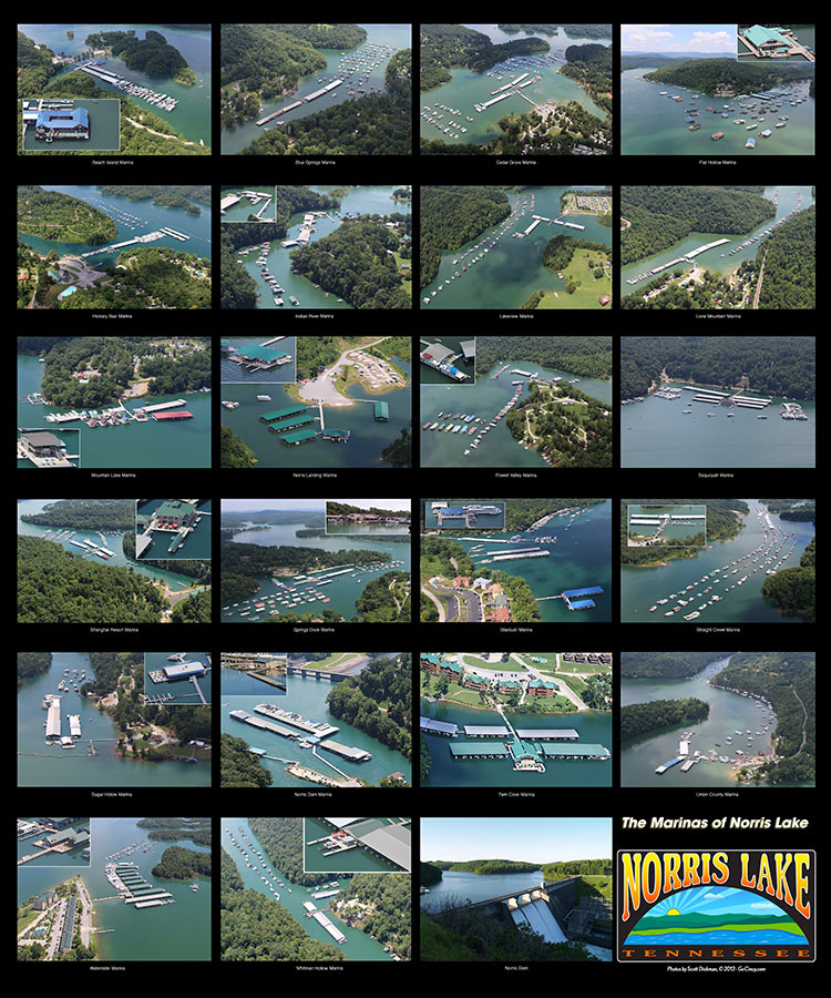 Norris Lake Aerial Photos of Marinas @ scott Dickman 2013